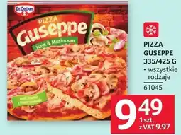 Selgros Pizza Giuseppe 335/425 g różne rodzaje oferta