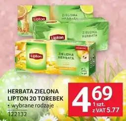 Selgros Herbata zielona LIPTON oferta