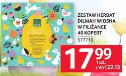 Selgros Zestaw herbat Dilmah wiosna w filiżance 40 kopert oferta