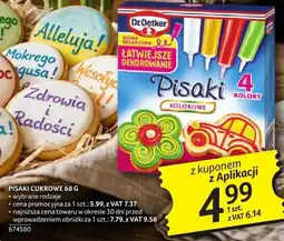 Selgros Pisaki cukrowe Dr. Oetker oferta