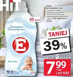 Selgros Płyn do płukania E PLYN DO PLUKANIA oferta