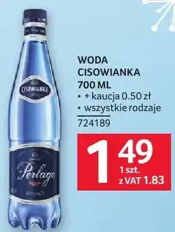 Selgros Woda Cisowianka oferta
