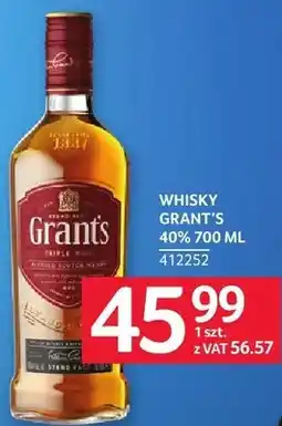 Selgros Whisky Grant's Family Reserve 40% oferta