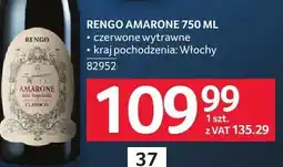 Selgros Wino Amarone czerwone wytrawne oferta