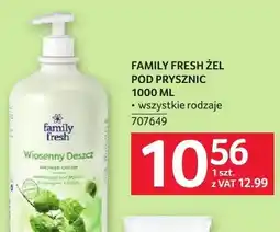 Selgros Żel pod prysznic FAMILY FRESH oferta