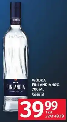 Selgros Wódka Finlandia 40% oferta