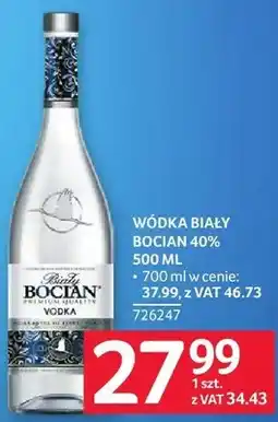 Selgros Wódka Biały Bocian 40% 500ml z 700ml w cenie oferta