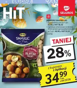 Selgros Jalapeno snacks Aviko oferta