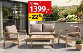 Zestaw mebli ogrodowych LIDO