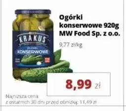 Torimpex Ogórki konserwowe Krakus oferta