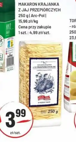 Sedal Arc-Pol Makaron Krajanka z jaj przepiórczych oferta