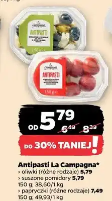 Netto Antipasti oliwki, różne rodzaje oferta