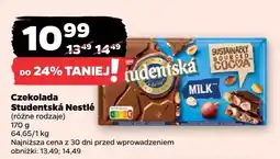 Netto Czekolada Studentská, różne rodzaje oferta