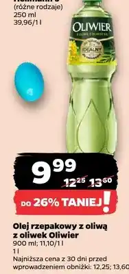 Netto Olej rzepakowy z dodatkiem oliwy z oliwek oferta