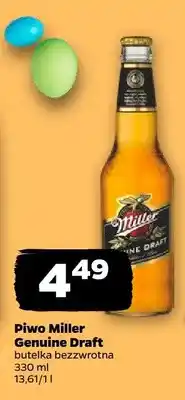 Netto Piwo Miller Genuine Draft butelka bezwrotna oferta