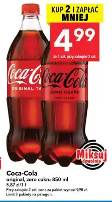 Lewiatan Napój Coca-Cola zero cukru oferta