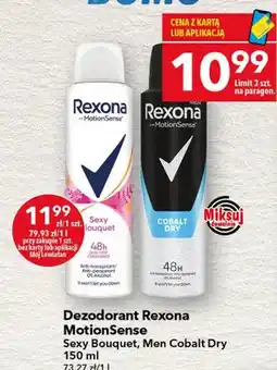 Lewiatan Dezodorant Rexona MotionSense Men Cobalt Dry oferta
