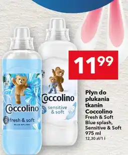 Lewiatan Płyn do płukania tkanin Coccolino Fresh & Soft Sensitive & Soft oferta