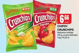 Chorten Chipsy Crunchips wybrane rodzaje oferta