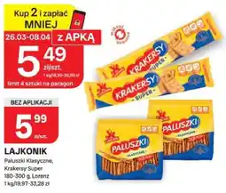 Chorten Lajkonik paluszki klasyczne, krakersy super oferta