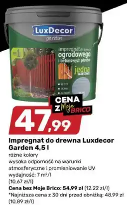 Bricomarche Impregnat do drewna LuxDecor Garden oferta