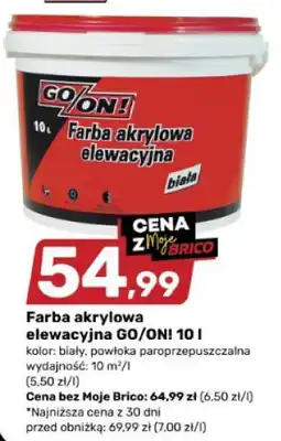 Bricomarche Farba akrylowa elewacyjna GO/ON! oferta
