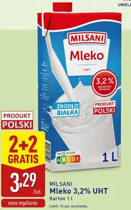 ALDI MILSANI Mleko 3,2% UHT oferta