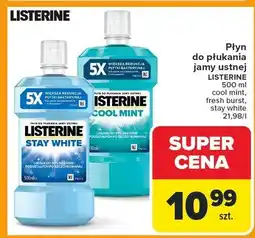 Carrefour Płyn do płukania jamy ustnej cool mint oferta