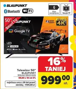Carrefour Telewizor 50 LED 50U6C5501/00S oferta