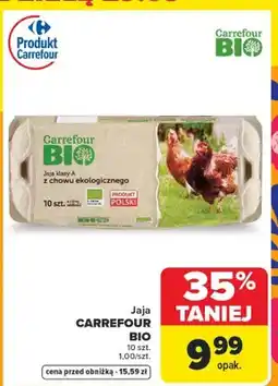 Carrefour Jaja z chowu ekologicznego oferta