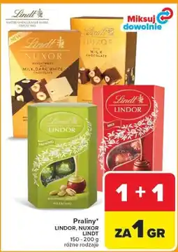 Carrefour Praliny Lindor, Nuxor, Lindt oferta