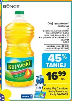 Carrefour Olej rzepakowy oferta