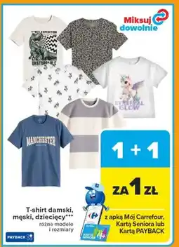 Carrefour T-shirt damski, męski, dziecięcy oferta