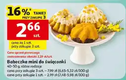 Auchan Babeczka mini do święconki, różne rodzaje oferta