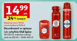 Auchan Dezodorant w sprayu lub sztyfcie, wybrane rodzaje oferta