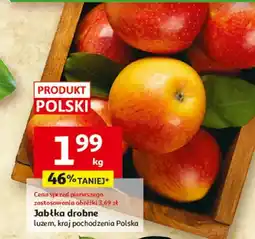 Auchan Jabłka drobne oferta