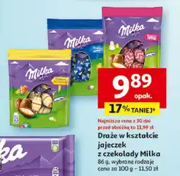 Auchan Draże w kształcie jajeczek z czekolady oferta