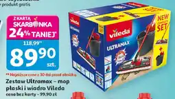 Auchan Zestaw Ultramax – mop płaski i wiadro oferta