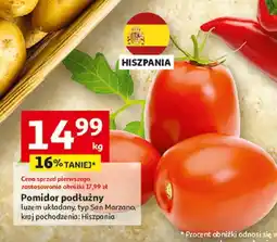 Auchan Pomidor podłużny luzem układany typ San Marzano oferta