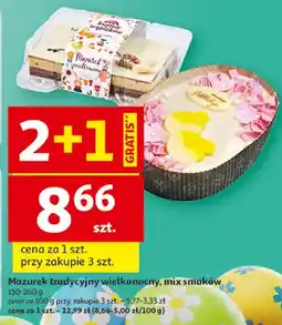 Auchan Mazurek tradycyjny wielkanocny mix smaków oferta