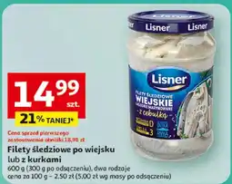 Auchan Filety śledziowe po wiejsku lub z kurkami oferta