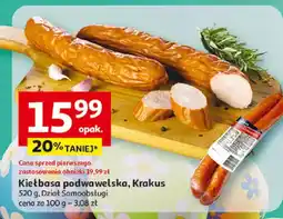 Auchan Kiełbasa podwawelska oferta