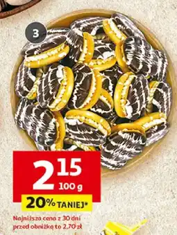 Auchan Ciastka kremówka dekorowana morelowa lub wiśniowa Dr Gerard oferta