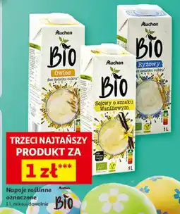 Auchan Napoje roślinne oznaczone oferta