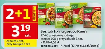Auchan Sos lub fix na gorąco Knorr oferta