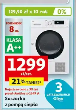 Auchan Suszarka z pompą ciepła oferta
