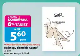 Auchan Rajstopy damskie cienkie oferta