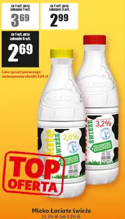 Auchan Mleko Łaciate świeże oferta