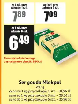 Auchan Ser gouda Mlekpol oferta
