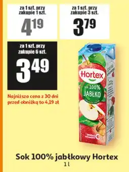 Auchan Sok 100% jabłkowy Hortex oferta